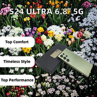 Smartphone S24 Ultra flambant neuf, 6,8 pouces, 12 Go + 512 Go, Android 13, 5000 mAh, S-Pen, écran 4K, caméra arrière 108 MP, 4G+5G+WIFI LTE