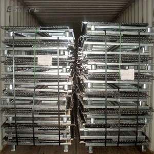 Conteneur en fil métallique à <span class=keywords><strong>cage</strong></span> pliable multifonction en acier doux Q235 - Product Image 5