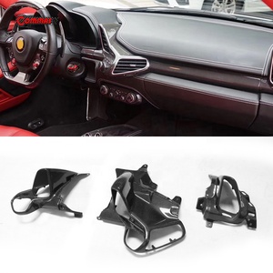 อะไหล่ตกแต่งภายในรถยนต์คุณภาพดีที่สุด คาร์บอนไฟเบอร์แห้ง แบบ OEM ช่องแอร์สำหรับชุดตกแต่งภายใน Ferrari 458 - Product Image 1