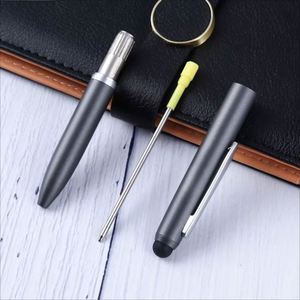 Custom <b>Retractable</b> Universal Metal Ballpoint <b>Pens</b>-Customizable Logo Slim Signature Design Black/Multi-Colored Ink 0.5-1.0mm - Product Image 2