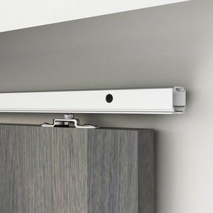 Kit de herrajes para puertas corredizas de madera Tengyu con cierre suave, sistema interior - Product Image 2