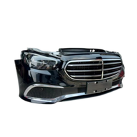 untuk model baru yang populer dari Mercedes-Benz E-Class W213 E300, rakitan bumper depan mewah dengan radiator dan kit lampu depan