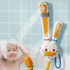 Jouet <span class=keywords><strong>de</strong></span> bain pour bébé, adorable lapin, douche électrique, jouets <span class=keywords><strong>de</strong></span> douche, pomme <span class=keywords><strong>de</strong></span> douche, double arroseur, jouet <span class=keywords><strong>de</strong></span> pulvérisation d'eau pour le bain des tout-petits - Product Image 2