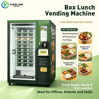 Distributeur automatique de repas en boîte avec fonction de chauffage, distributeur de nourriture intelligent en libre-service pour cantine de travail