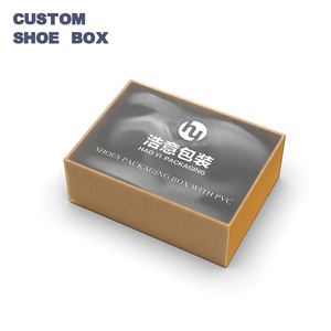 Custom luxury shoes paper packaging cardboard shipping boxes shoe box storage with uv logo for shoes box