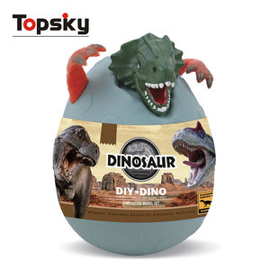 Dessin animé démonter dinosaure oeuf ensemble jouer maison dinosaure monde Simulation vie scène bricolage jouets éducatifs pour les enfants - Product Image 2