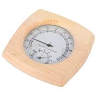 Pasokan pabrik Sauna aksesoris termometer dan higrometer kayu Digital 2 in 1 termometer higrometer