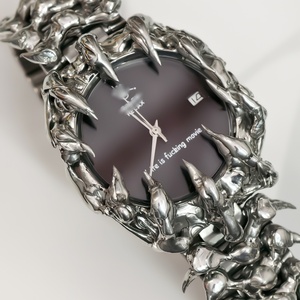 Nuevo Diseño de Reloj Gótico de Cuarzo con Manecillas en Forma de Garra, Personalizable con Logotipo, Relojes de Alabastro para Hombre - Product Image 3
