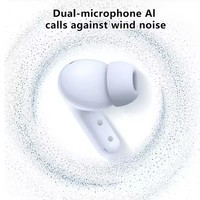 Nueva llegada versión china portátil Mini MIJIA Redmi Buds 5 46dB cancelación activa de ruido en la oreja auriculares negros