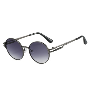 Nouvelles Lunettes de Soleil Métalliques de Luxe Style Punk pour Hommes, Rétro, Anti-UV avec Verres UV400 - Product Image 3
