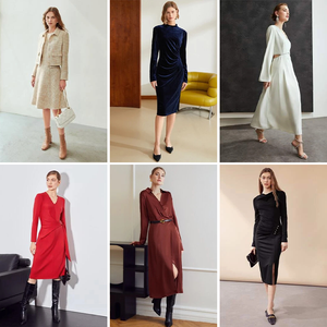 Vêtements d'occasion de marque 2025 – Robes décontractées élégantes à manches courtes pour femmes – Robes d'été pour femmes – Liquidation – Envoi aléatoire - Product Image 4