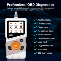 Escáner Automotriz OBDII/EOBD V901 Pro, Herramienta de Diagnóstico de Automóviles 2 en 1, Analizador de Motor, Escáner de Inspección de Mantenimiento de Vehículos de 12V