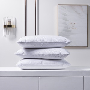 100% coton tissu fabricant emballage sous vide oie <span class=keywords><strong>canard</strong></span> vers le bas oreiller <span class=keywords><strong>traversin</strong></span> pur blanc oreiller noyau pour hôtel 5 étoiles - Product Image 2