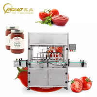 Machine de remplissage de liquide à piston de haute précision Machine de remplissage automatique de pâte à piment et à ail pour sauce tomate aux épices