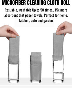 Rollo de Tela de Microfibra a Precio de Fábrica, Paño de Microfibra, Rollo de Paños de Limpieza de Microfibra - Product Image 5