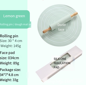 Tapis de cuisson en silicone orange résistant à la chaleur avec bordure, compatible lave-vaisselle, four et qualité alimentaire, pour étaler et pétrir la pâte - Product Image 5