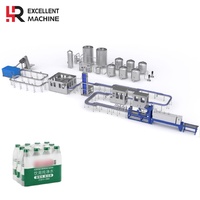 Machine de remplissage d'eau minérale automatique certifiée CE 6000BPH, ligne de production d'embouteillage 3-en-1 pour bouteilles PET, fournisseur