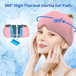 Gel Ice topi pereda sakit kepala, pemasok perawatan kesehatan untuk sakit kepala migren dan ketegangan - Product Image 3