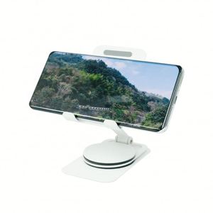 Nouvelle Arrivée 2025 – Support Portable Pliable en Acier Inoxydable pour Téléphone et Tablette avec Base Rotative à 360 Degrés et Réglage de la Hauteur/Angle pour Bureau - Product Image 4
