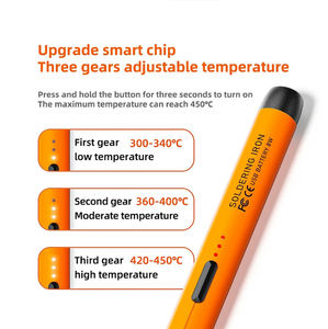 Soldador eléctrico de carga inalámbrica USB, soldador portátil de estaño, Kit de herramientas de soldadura de reparación Microelectrónica de carga rápida USB - Product Image 5