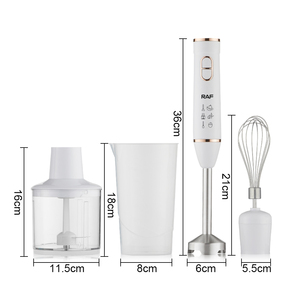 Tay Máy Xay Sinh Tố Nhanh Chóng Bắt Đầu Dễ Dàng Để Làm Sạch 2 Lưỡi 800W Nghiền Đá Lưỡi Thép Không Gỉ Công Suất Cao - Product Image 6