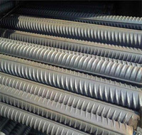 Barre d'acier filetée HRB500 durable et résistante à la corrosion, 16 mm, 6 m, 9 m, 20 mm, 12 m, pour la construction