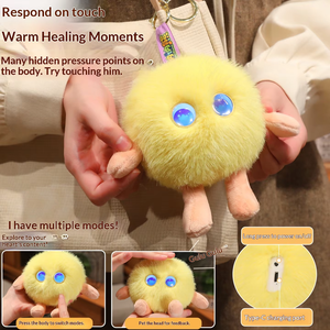 Robot IA d'accompagnement émotionnel, jouet compagnon, animaux de compagnie interactifs intelligents en peluche pour enfants, animaux de compagnie robotiques réalistes et intelligents - Product Image 3