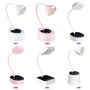 Nouvelle Lampe à Ongles UV LED Lotus à Induction, Photothérapie, Stockage d'Énergie, Séchage Rapide pour Vernis Gel, Séchoir de Bureau, Coffret Cadeau Manucure - Product Image 1