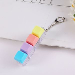 Llavero Sensorial con Teclado de Dedo, Juguete Antiestrés de Plástico Novedoso, Llavero de Descompresión de Nueve Teclas Macaron - Product Image 4