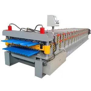 Cold Corrugated Sheet Steel Floor Decking Panel Roll Forming Machine For Sale