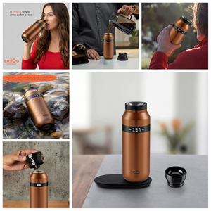 Taza de Viaje Inteligente EmiGo Premium de Lujo con Control de Temperatura, 475 ml, Recargable, Aislada y Térmica para Café - Product Image 6