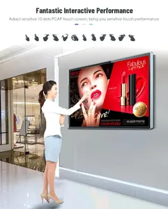 2024 Hot Selling Movable 4k Led Screen Digital Signage Ads Player With Product Show