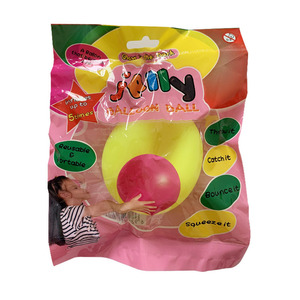Pelota inflable Jolly Balloon de 25 cm, brilla en la oscuridad, material TPR, para niños y adultos, para jugar, atrapar, apretar y lanzar. - Product Image 5