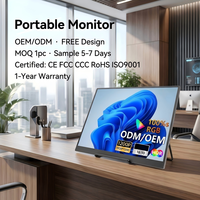 Monitor Portátil de 10.5, 11.6, 12.3, 13.3, 14, 15.6, 16, 17.3 y 18 Pulgadas, IPS FHD 1080P HDR, Monitor Externo Secundario para Laptop y Teléfono