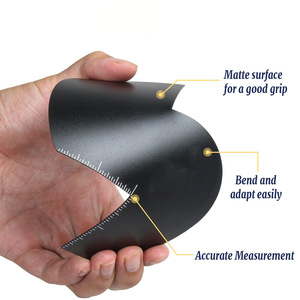 Cartes de rehaussement imperméables populaires avec indicateurs de mesure, spray colorant pour la ligne des cheveux et la barbe, outil de coiffage pour la frange et la ligne des cheveux - Product Image 1