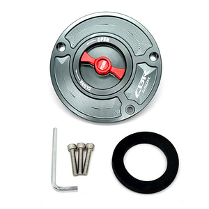 Tapa de tanque de combustible de liberación <span class=keywords><strong>r</strong></span>ápida CNC, cubierta de gasolina para <span class=keywords><strong>Honda</strong></span> CBR650R CB650R 2018-2023, <span class=keywords><strong>accesorios</strong></span> para motocicletas CNC - Product Image 6