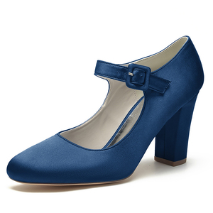 Nouveau style de courroie de cou-de-pied supérieure noire personnalisée en usine avec fabricant de chaussures vente en gros de pompes pour femmes à talons hauts chaussures de travail pour femmes - Product Image 6