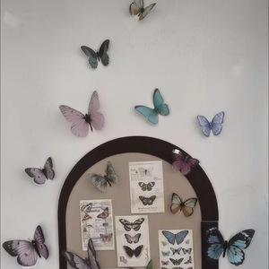 DAMAI Colorful 3D Foldable Butterfly Wall <b>Stickers</b> Perfect for <b>Wedding</b> Party Wall Arrangements Realistic Design Wholesale - Product Image 4