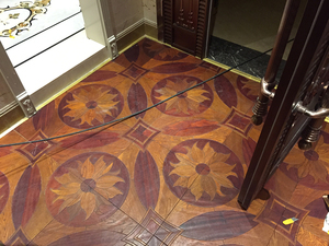 Sapele & Chêne Sapeli <span class=keywords><strong>Parquet</strong></span> à motifs en chêne <span class=keywords><strong>Parquet</strong></span> d'art Lotus Design <span class=keywords><strong>Parquet</strong></span> en bois - Product Image 3