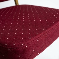 Elegante Silla de Banquete Apilable con Respaldo de Corona Dorada, Tapizada, con Estructura de Hierro, para Apartamentos, Hoteles, Eventos, Fiestas, Recepciones, Alquiler