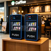 Mini distributeur automatique mural d'usine avec distributeur à ressort, accepteur de pièces et billets, petit distributeur automatique pour snacks et marchandises