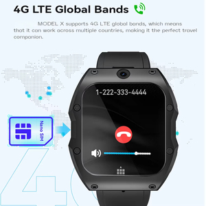 Modelo X 4G Android Quad Core Cámara dual Video Chat Reconocimiento facial GPS Tarjeta SIM Inalámbrica Wifi <span class=keywords><strong>Internet</strong></span> Bluetooth Relojes inteligentes - Product Image 4
