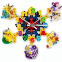 Horloge à blocs de construction silencieuse à monter soi-même, best-seller, un excellent jouet pour les garçons et les filles, idéal pour les cadeaux de Noël et d'Halloween
