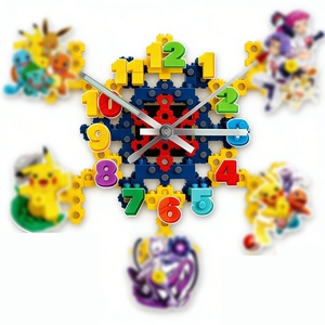 Reloj <span class=keywords><strong>de</strong></span> Bloques <span class=keywords><strong>de</strong></span> Construcción con Movimiento Silencioso, un Gran Juguete para Niños y Niñas, Ideal para Regalos <span class=keywords><strong>de</strong></span> Navidad y Halloween - Product Image 4