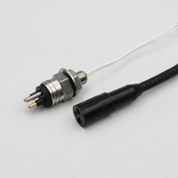 Conector Submarino Circular Compatible con Subconn, 10A de Corriente, 2-4 Pines, Soporta una Tensión de 70 MPa