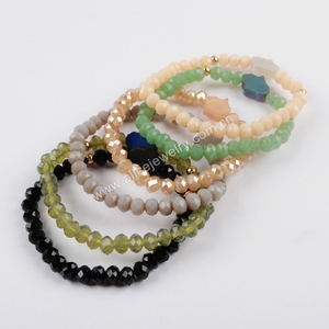 G1892-pulsera de cuentas de piedras preciosas, hecha a mano, <span class=keywords><strong>Hamsa</strong></span>, Druzy - Product Image 5