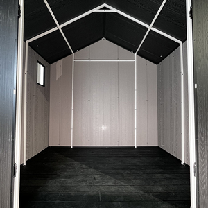 <span class=keywords><strong>Caseta</strong></span> de Jardín de Resina Resistente 4x4, Directo de Fábrica, Impermeable, Resistente a los Rayos UV, con Puerta con Cerradura y Fácil Montaje - Product Image 5