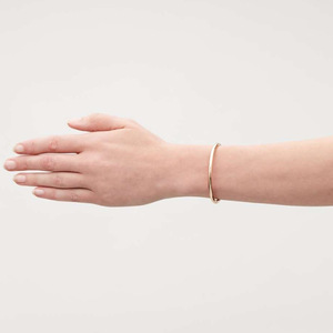 กำไลข้อมือสแตนเลสชุบทองขัดเงาคุณภาพสูงสำหรับผู้หญิง เครื่องประดับแฟชั่น - Product Image 3