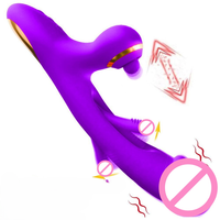Jouet sexuel pour lesbiennes, double dildo avec harnais, rechargeable par USB, Pria, 25 cm, dildo vaginal en silicone, vibrateur vaginal