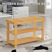Étagères de rangement modernes, simples, multi-niveaux, extensibles et pliables, porte-chaussures convertible en bois, organisateur de meubles pour la maison, salon